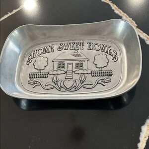 Home Sweet Home Wilton Armetale Serving Tray